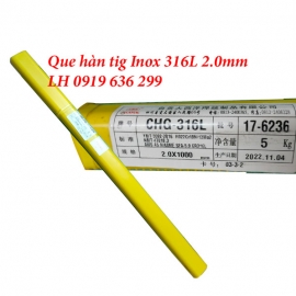 Que hàn tig Inox 316L - 2.0mm 5kg (CHG316L)